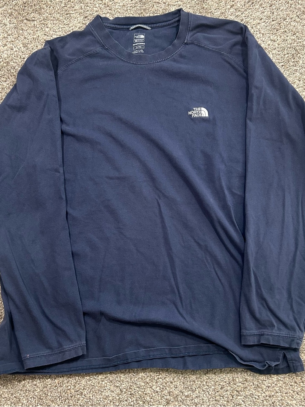 The North Face Navy Long-Sleeve Crew Shirt